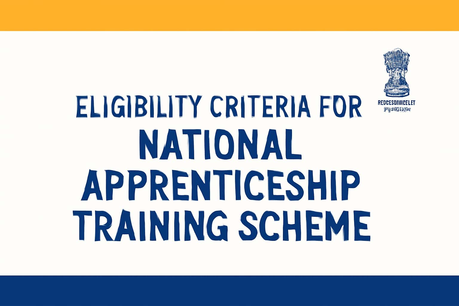 Eligibility Criteria for National Apprenticeship Training Scheme